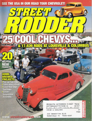 STREET RODDER 2006 DEC - CHEVY SPECIAL, POP-UP FUEL FILLER DOOR, CARSON TOP